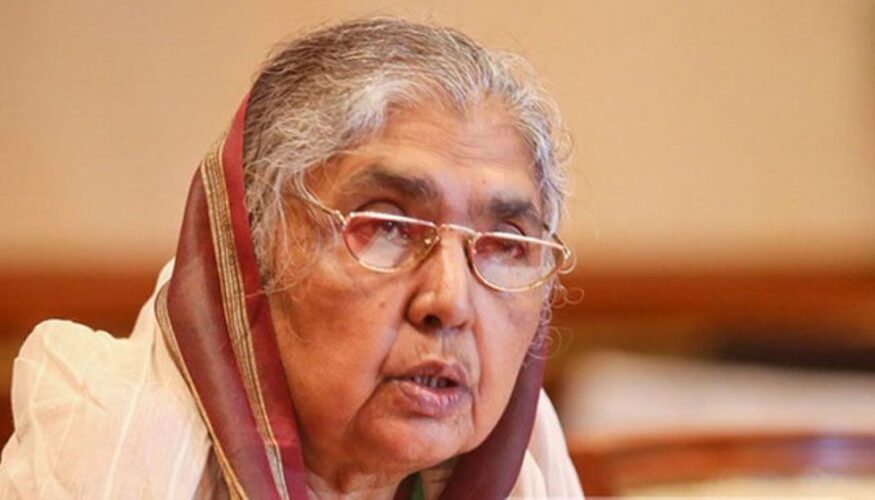 আওয়ামী লীগের বর্ষীয়ান নেত্রী মতিয়া চৌধুরী আর নেই